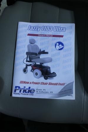 Jazzy 1103 Ultra Power Chair   4500 RPM Quiet Motor *EXCELLENT 