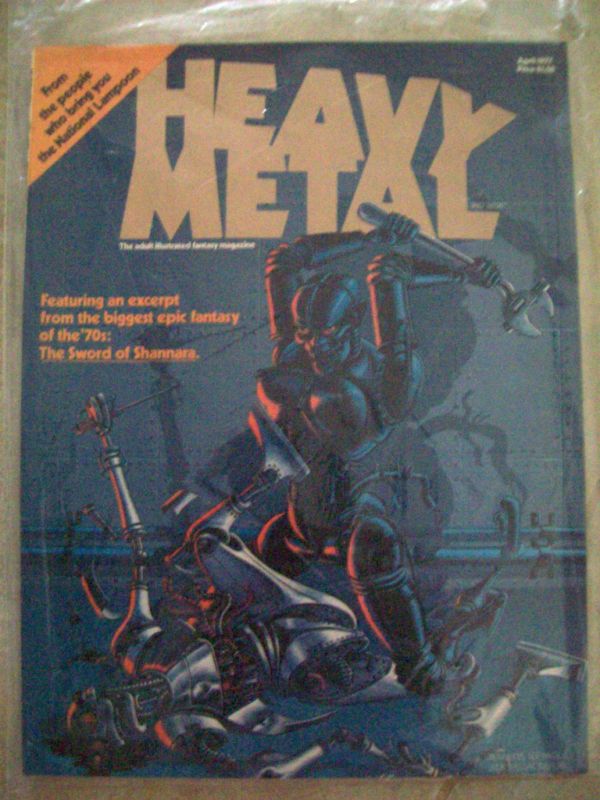 Heavy Metal Magazine Comic April 1977 1st ISSUE  