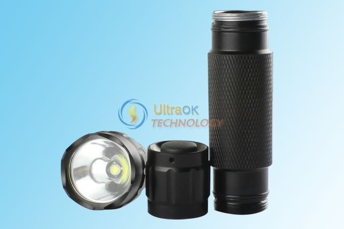 1000 lumens CREE XML T6 LED Flashlight Torch +Pressure Switch +Battery 