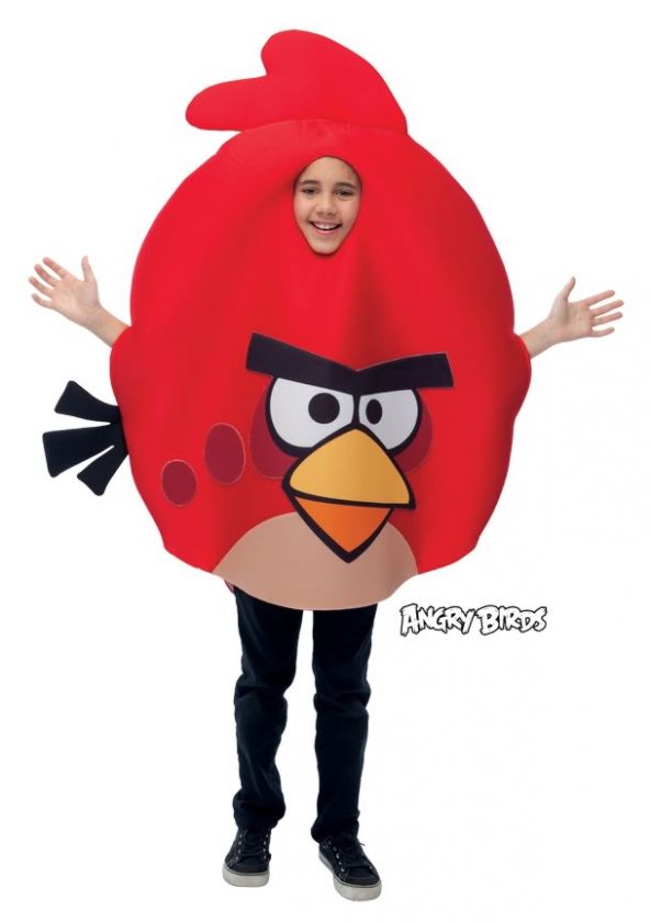 ANGRY BIRDS RED CHILD COSTUME LICENSED 725260 ONE SIZE FITS MOST 