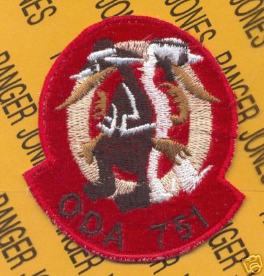 7th Special Forces Grp Airborne ODA 751 OEF SFGA patch  