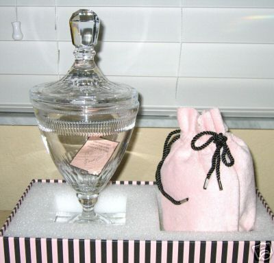 JUICY COUTURE PACIFIC SEA SALT SOAK CRYSTAL GOBLET $350  