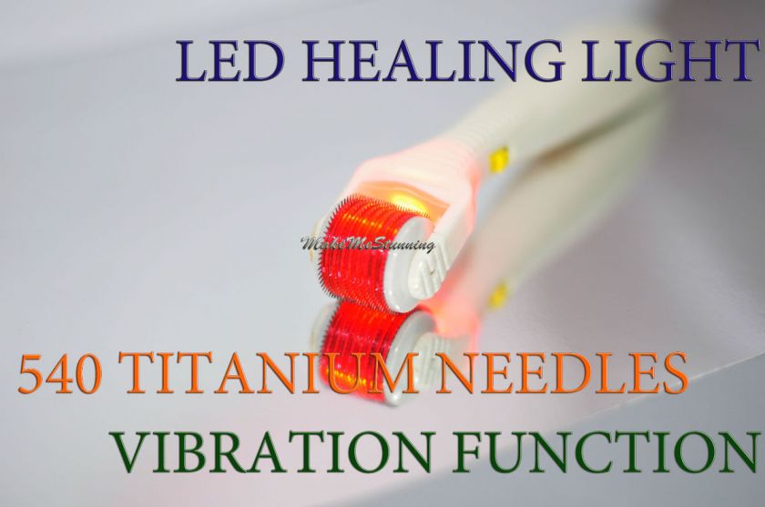   VIBRATING ROLLER 540 TITANIUM DERMA MICRO LED NEEDLE Vitamin C Serum