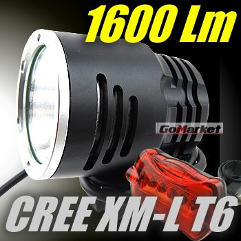 CREE XML XM L T6 1600L LED Bicycle bike Head Light Lamp  