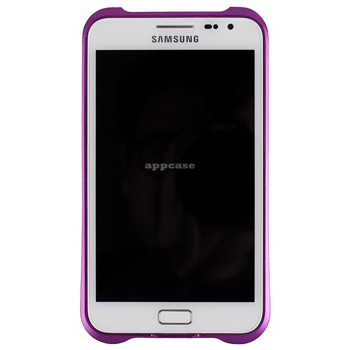 Duralumin Purple Bumper Case Cover For SAMSUNG Galaxy Note I9220 N7000 
