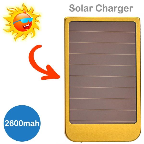 Portable 5000mAh USB Solar Power Charger 4 Tablet Phone iPhone 4S 4 