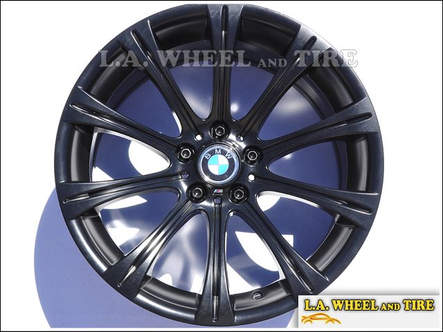 Set of 4 BMW M5 OEM 19 Black Powdercoat Wheels Rims EXCHANGE  