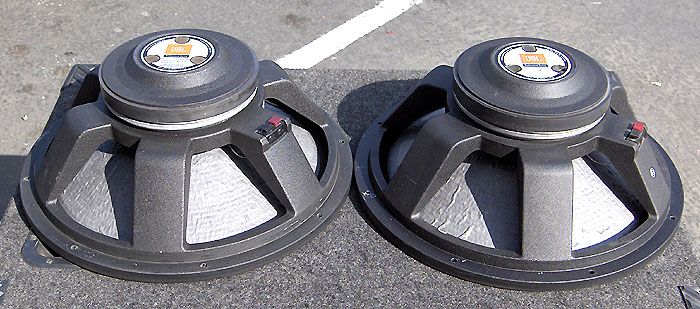 JBL 2241 18 inch woofer subwoofer speaker pair  