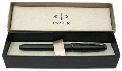 Parker Urban Fountain Pen, Stealth Matte Black, Medium Nib  