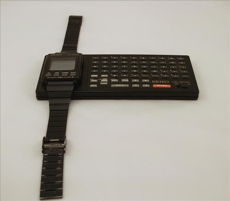 Vintage Seiko Digital LCD UC 3000 Computer Watch 1985  