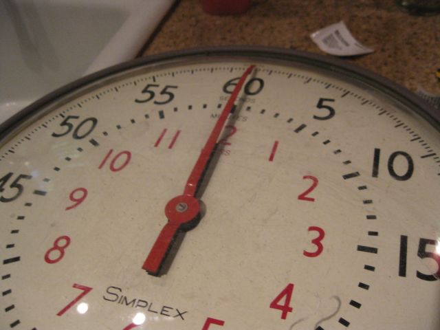 1969 SIMPLEX MILITARY CHRONO STYLE STOP WATCH CLOCK  