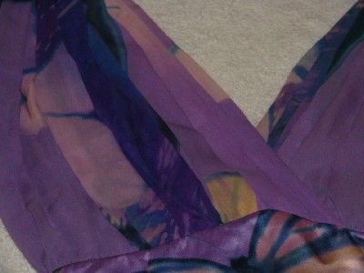 Emilio Pucci Silk Dress Womens Size 12 Butterfly Print NEW Purple 