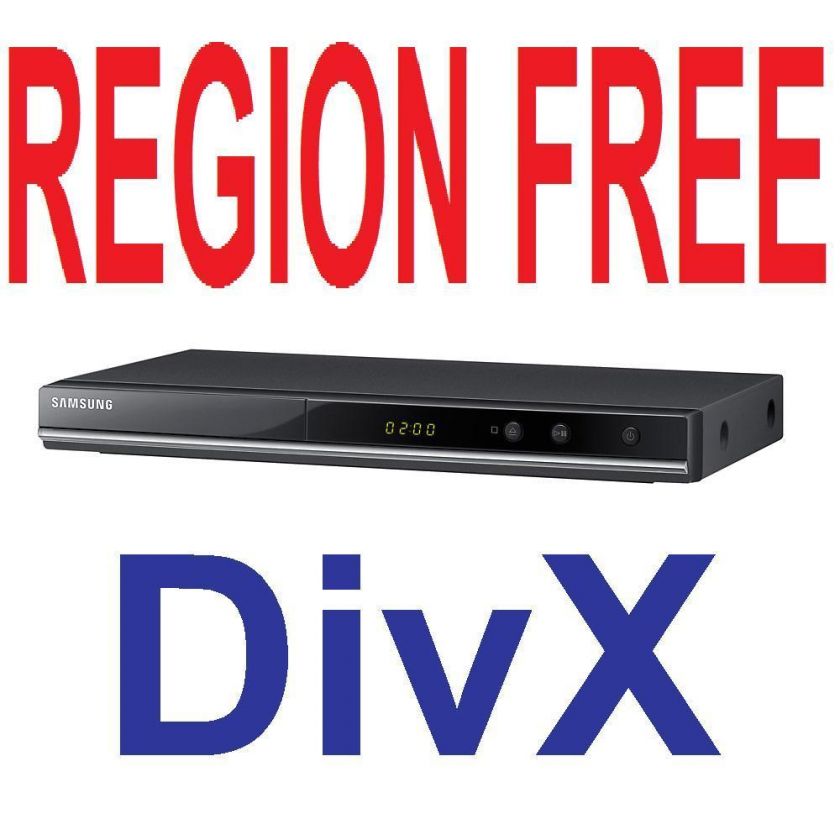 Samsung Multi Region Code Free PAL NTSC DVD Player DivX  
