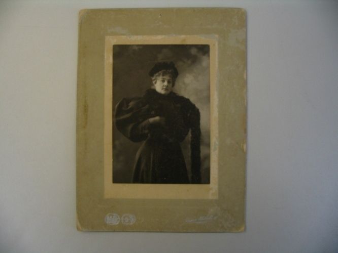 Fanny Davenport Cabinet Photo Stage Actress  