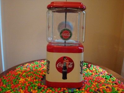   COCA COLA* Gumball & Candy Vending Machine Soda Fountain Sign  