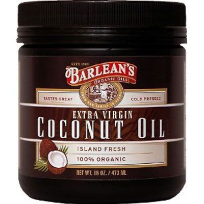 BARLEANS Extra Virgin ORGANIC COCONUT OIL 16oz  